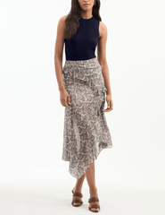 Veronica Beard - PRE-ORDER-Veronica Beard Eleonora Asymmetrical Midi Skirt - Buy Online