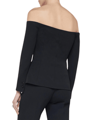 L'Agence Alice Off-Shoulder Blazer