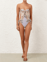 PRE-ORDER-Zimmermann Wylie Scarf Tie One Piece Swimsuit