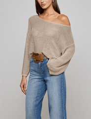 L'Agence Ethan Knit Pullover Sweater