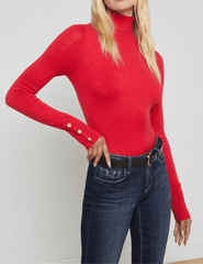 L'Agence Flora Turtleneck Sweater