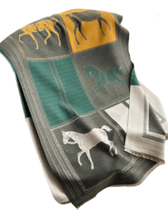 Austin Blaze Equestrian Cashmere Scarf