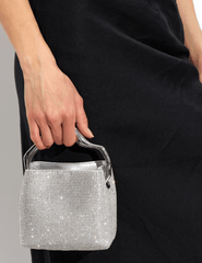 Cult Gaia - PRE-ORDER-Cult Gaia Solene Mini Rhinestone Bag in Clear - Buy Online