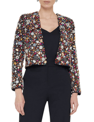 PRE-ORDER-L'Agence Culver Jewel Cropped Jacket