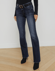 L'Agence Sneeki Low Rise Straight Leg Jean