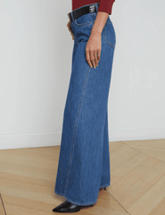 L'Agence Beau T-Seam Wide Leg Jean