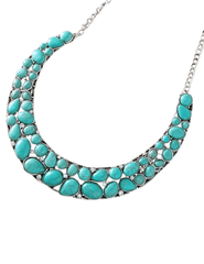 Austin Blaze Turquoise Collar Statement Necklace