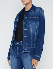 L'Agence Mack Oversized Denim Jacket