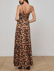 L'Agence - L'AGENCE Sutton Beaded Strap Maxi Dress - Buy Online