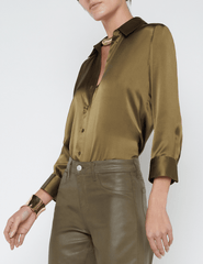 L'Agence Dani Three Quarter Sleeve Blouse