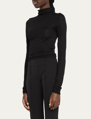 PRE-ORDER-A.L.C. Hayes Fine Merino Turtleneck Long Sleeve Top