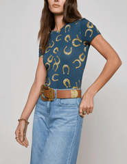 L'AGENCE Ressi Crew Neck Tee