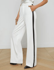 L'Agence Livvy Tux Straight Leg Trouser