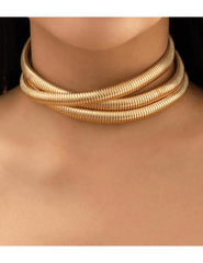 Austin Blaze Trio Snake Collar Necklace