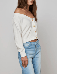 L'Agence Nopal Cropped Cardigan