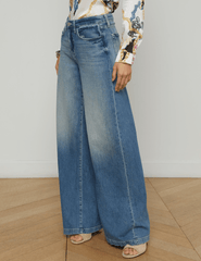 L'Agence Quincy High Rise Ultra Wide Leg Jean