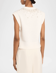 Simkhai Candra Embellished Sweater Vest