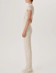 Ronny Kobo Nasha Twist Front Maxi Dress