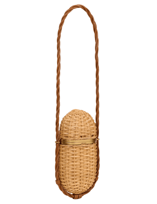 Cult Gaia Amulet Rattan Clutch