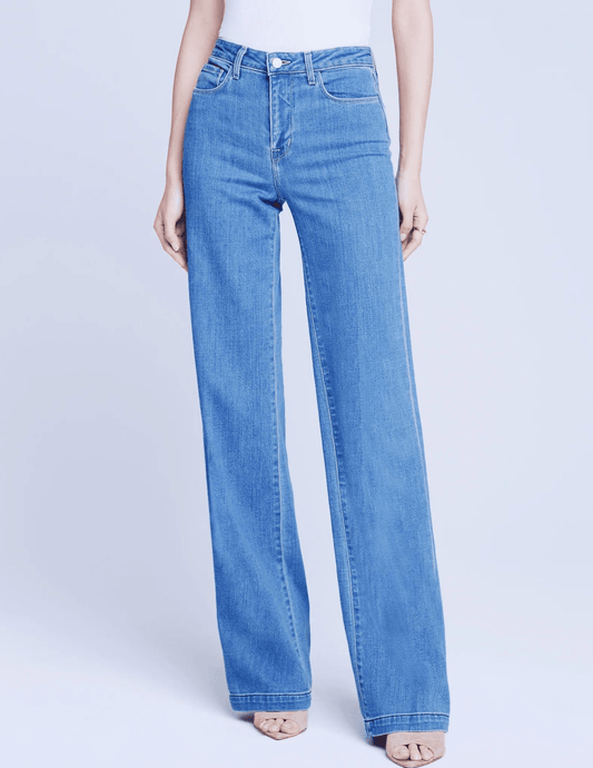 L'Agence Clayton High Rise Wide Leg Jean