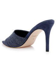 PRE-ORDER-L'Agence Lolita Denim Mule Sandal