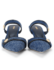 PRE-ORDER-L'AGENCE Gilliane Denim Mule Pump