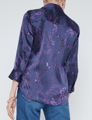 PRE-ORDER-L'Agence Dani Three Quarter Sleeve Blouse