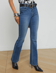 L'Agence Sneeki Low Rise Straight Leg Jean