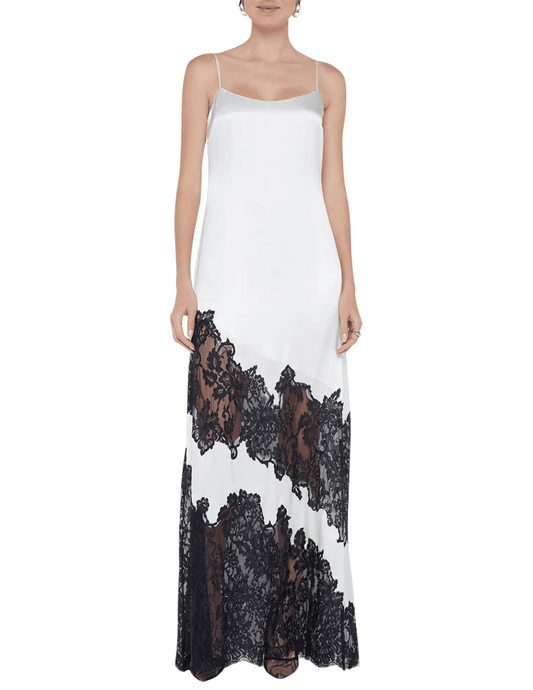 PRE-ORDER-L'Agence Silvana Satin Lace Gown