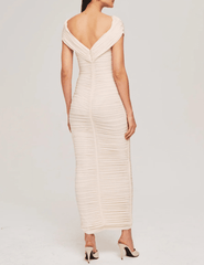 Ronny Kobo Amira Ruched Dress