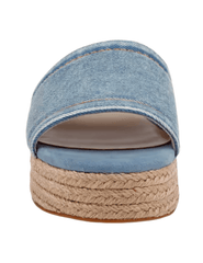 PRE-ORDER-L'AGENCE Ramani Platform Espadrille in Light Denim