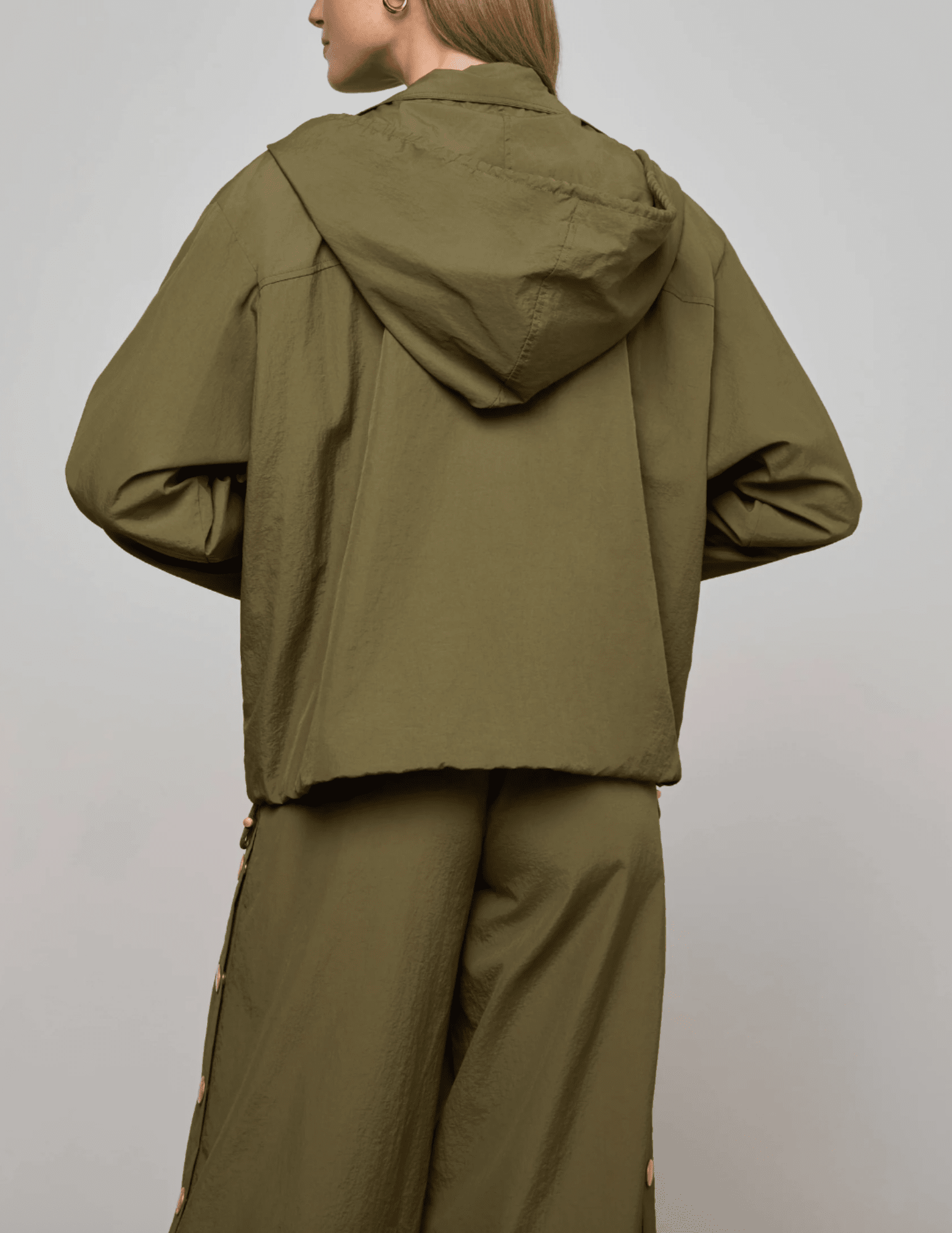 L'Agence - L'AGENCE Geovana Hooded Windbreaker - Buy Online