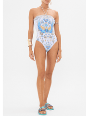 Camilla Bandeau One Piece Halter Swimsuit