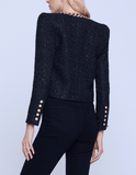 L'Agence Greta Chain Tweed Jacket