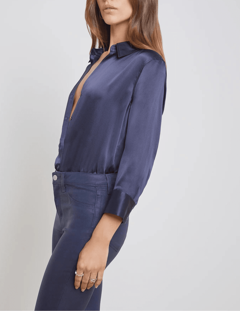 L'Agence Dani Three Quarter Sleeve Blouse