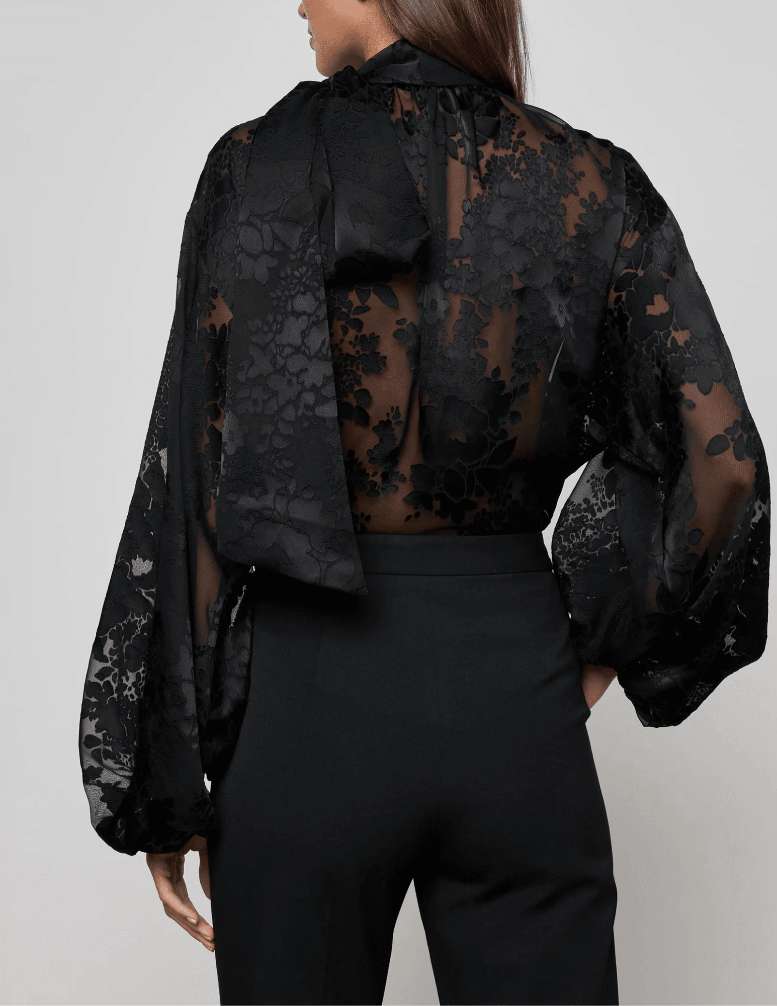 L'Agence - PRE-ORDER-L'AGENCE Rhett Oversized Blouse in Black - Buy Online