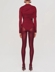 Ronny Kobo - Ronny Kobo Zarina Long Sleeve Bodysuit - Buy Online