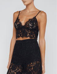 L'Agence Aislin Lace Bralette Top