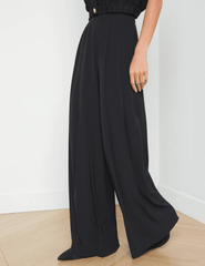 L'Agence Nova Pleated Wide Leg Pant