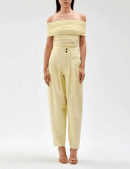 Ronny Kobo Blanchet Off Shoulder Top