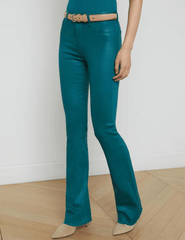 L'Agence Ruth High Rise Straight Coated Jean