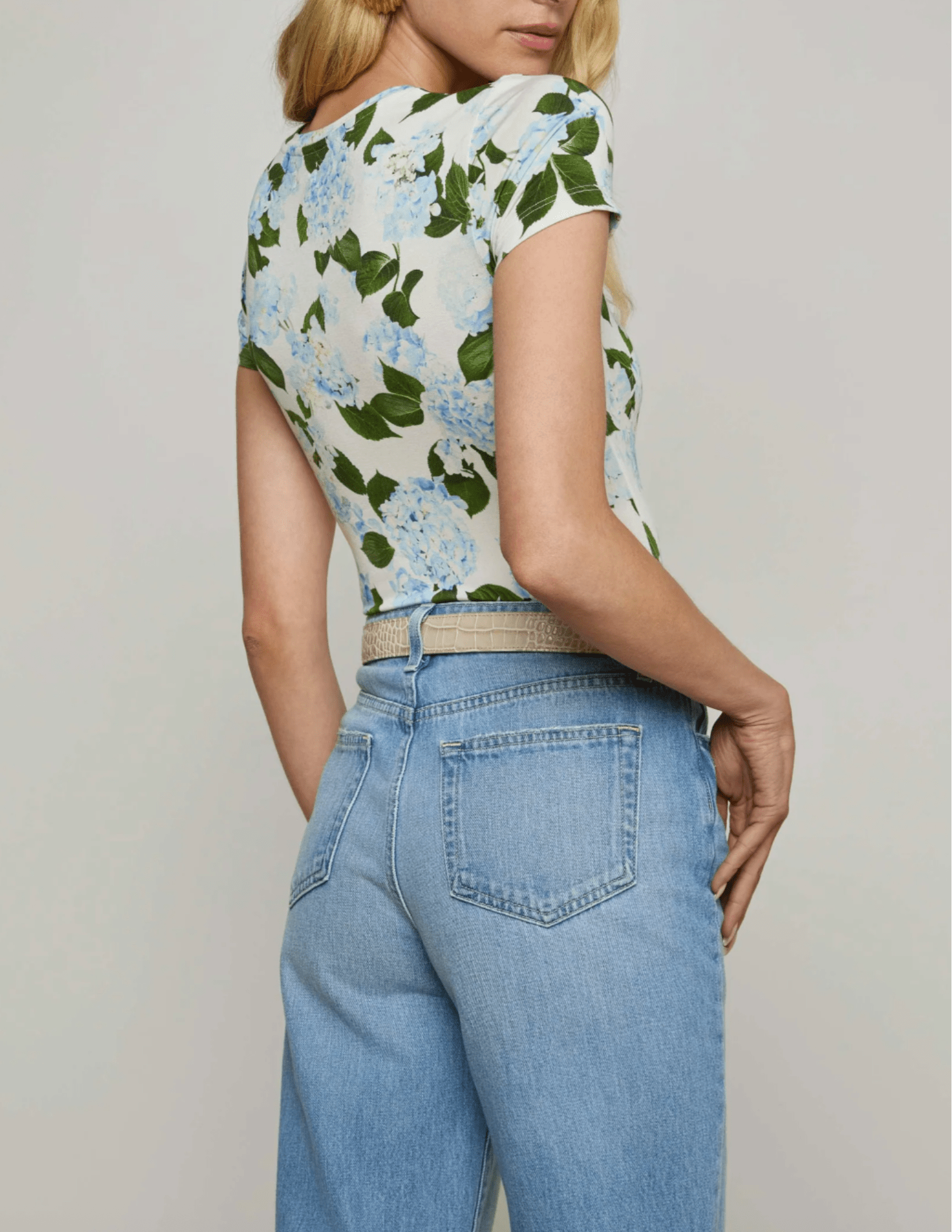 L'Agence - L'AGENCE Ressi Crew Neck Tee - Buy Online