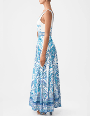 Camilla - PRE-ORDER-Camilla Jersey Tank Dress With Contrast Skirt - Buy Online