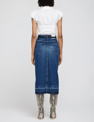 Simkhai Della Release Hem Midi Skirt