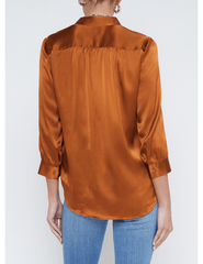 L'Agence Brisbane Three Quarter Sleeve Blouse