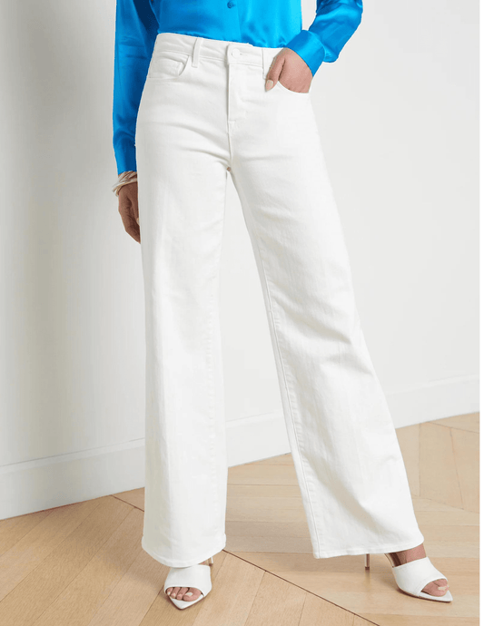 L'Agence Alicent High Rise Wide Leg Crop Jean