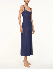 STAUD Ellison Knit Midi Dress