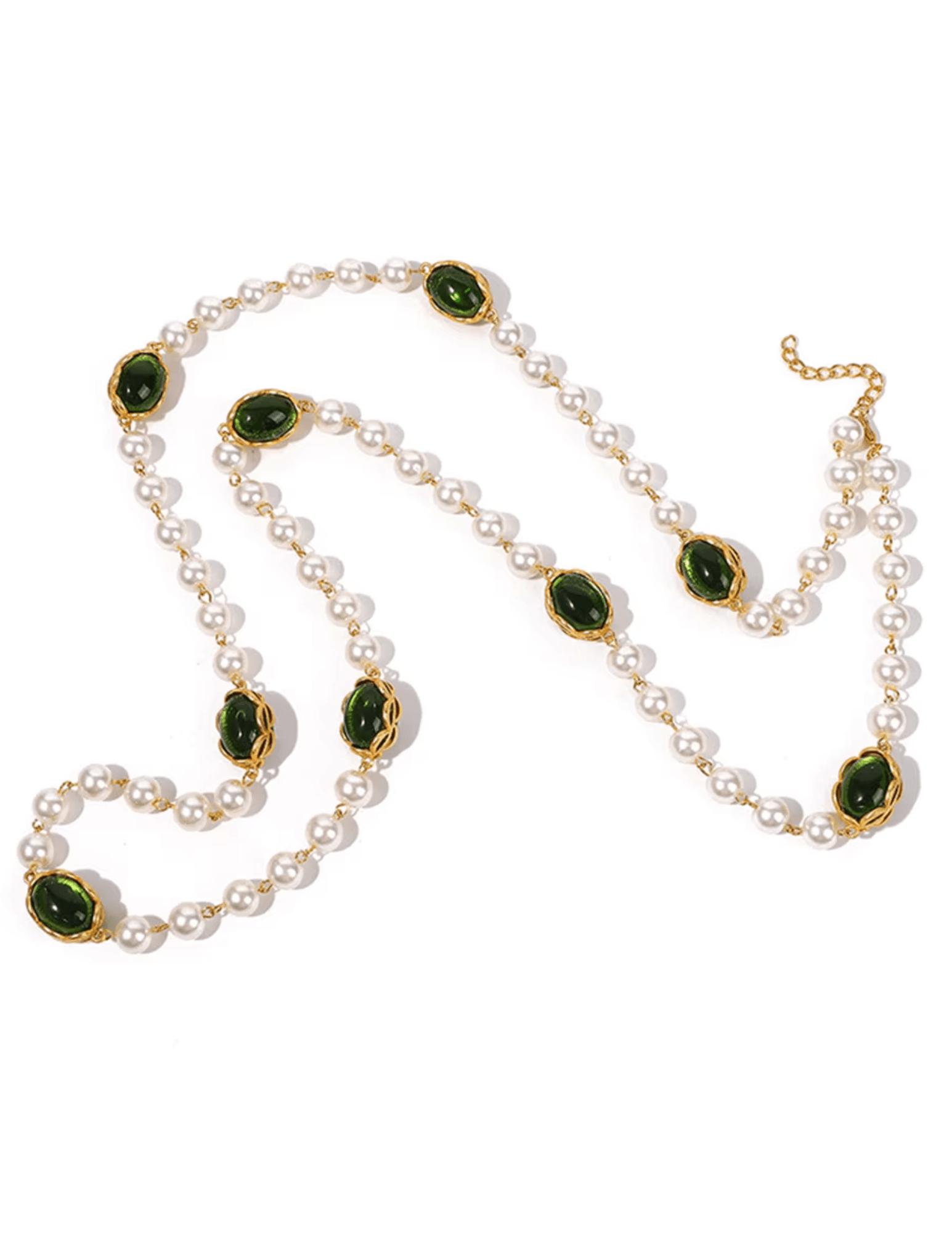 Fleur de Camélia - PRE-ORDER-Fleur de Camélia Anastasia Glass Beaded Pearl Necklace - Buy Online