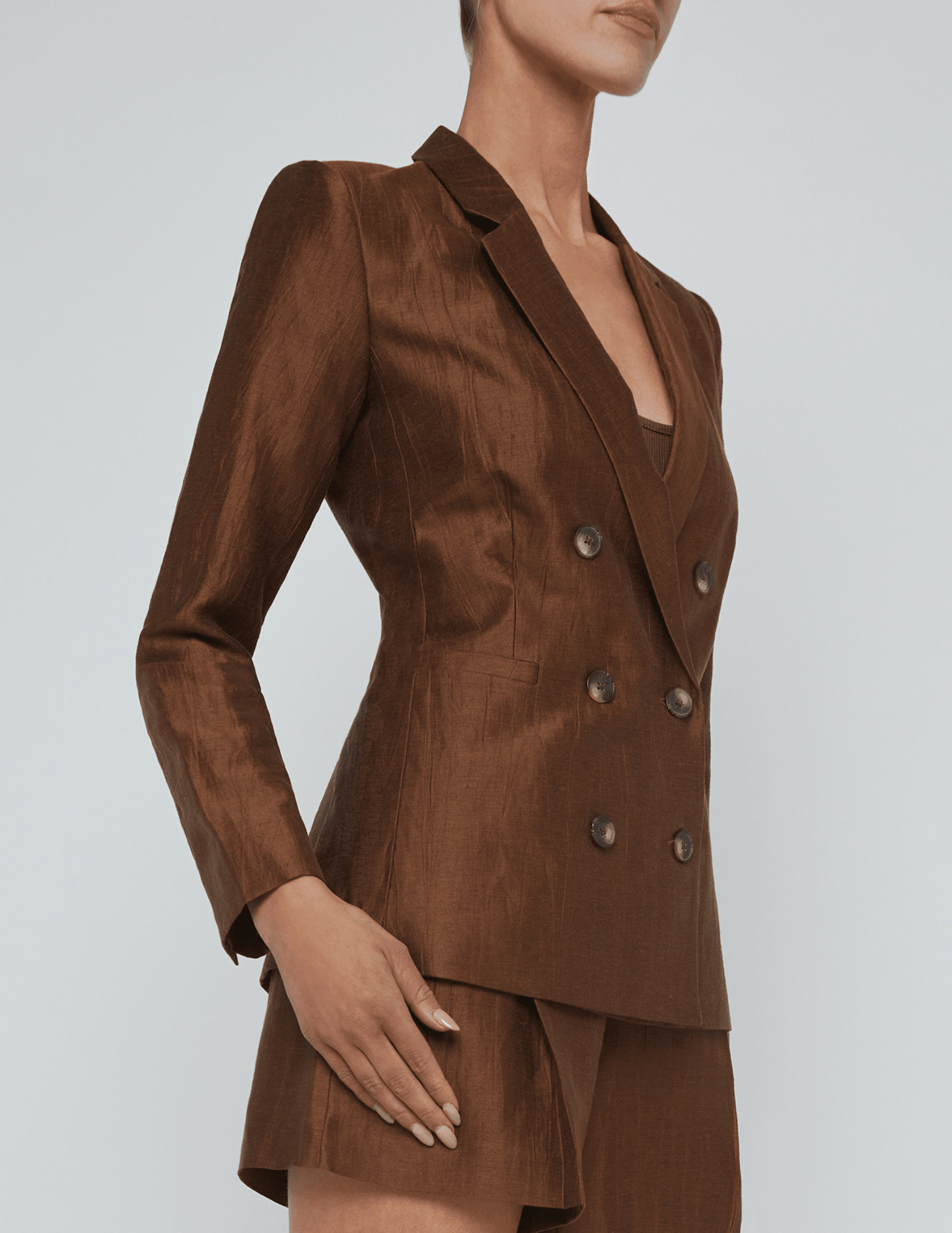 L'Agence - L'AGENCE Colin Double Breasted Blazer - Buy Online
