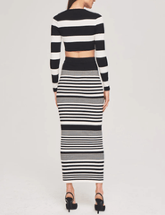 Ronny Kobo Tamika Knit Midi Skirt